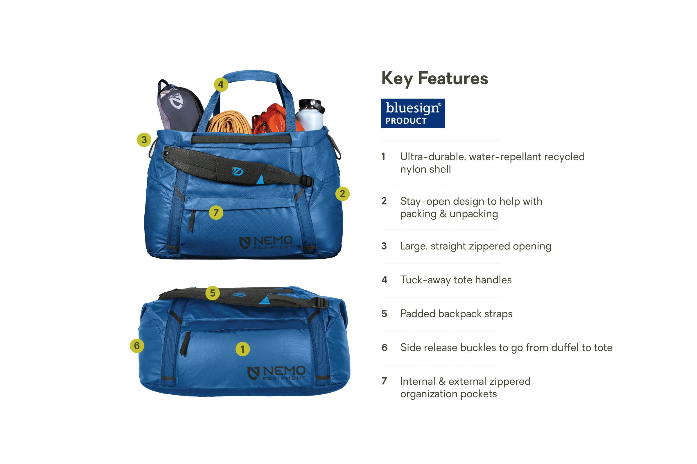 Double Haul™ 55L Dual-Purpose Duffel & Tote