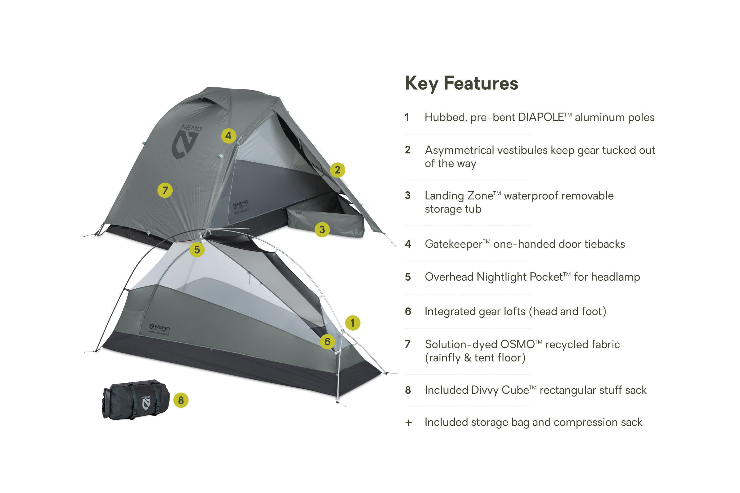 Dragonfly™ Bikepack OSMO™ Ultralight Backpacking Tent