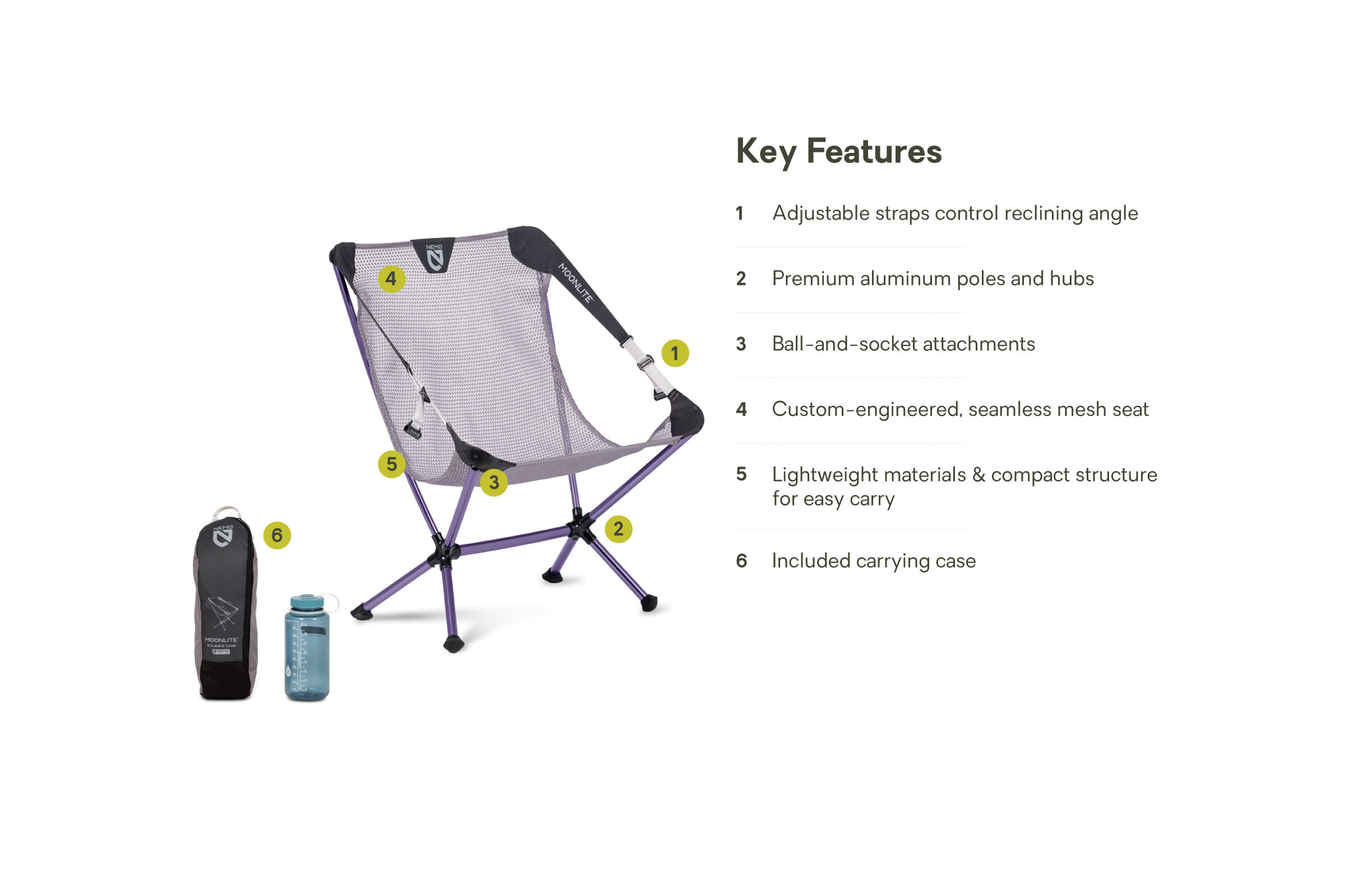 Moonlite™ Reclining Camp Chair