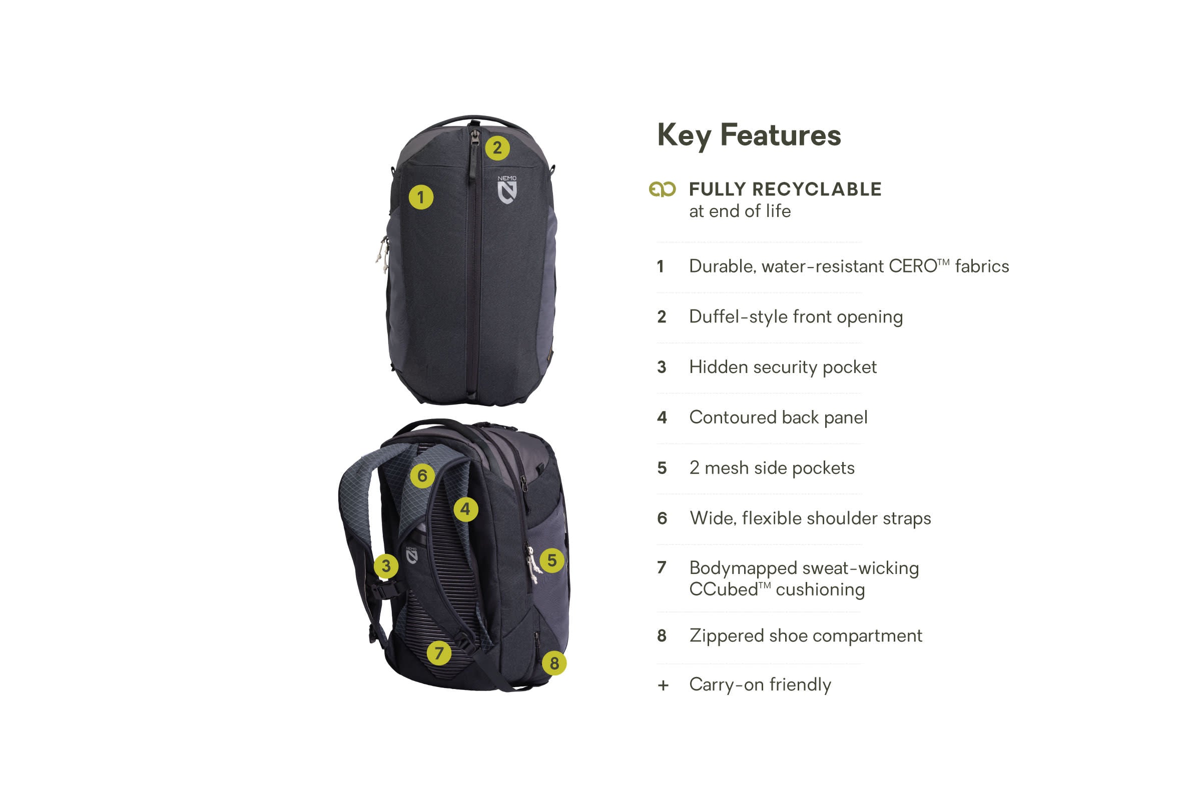 Vantage™ 30L Endless Promise® Overnight Travel Backpack