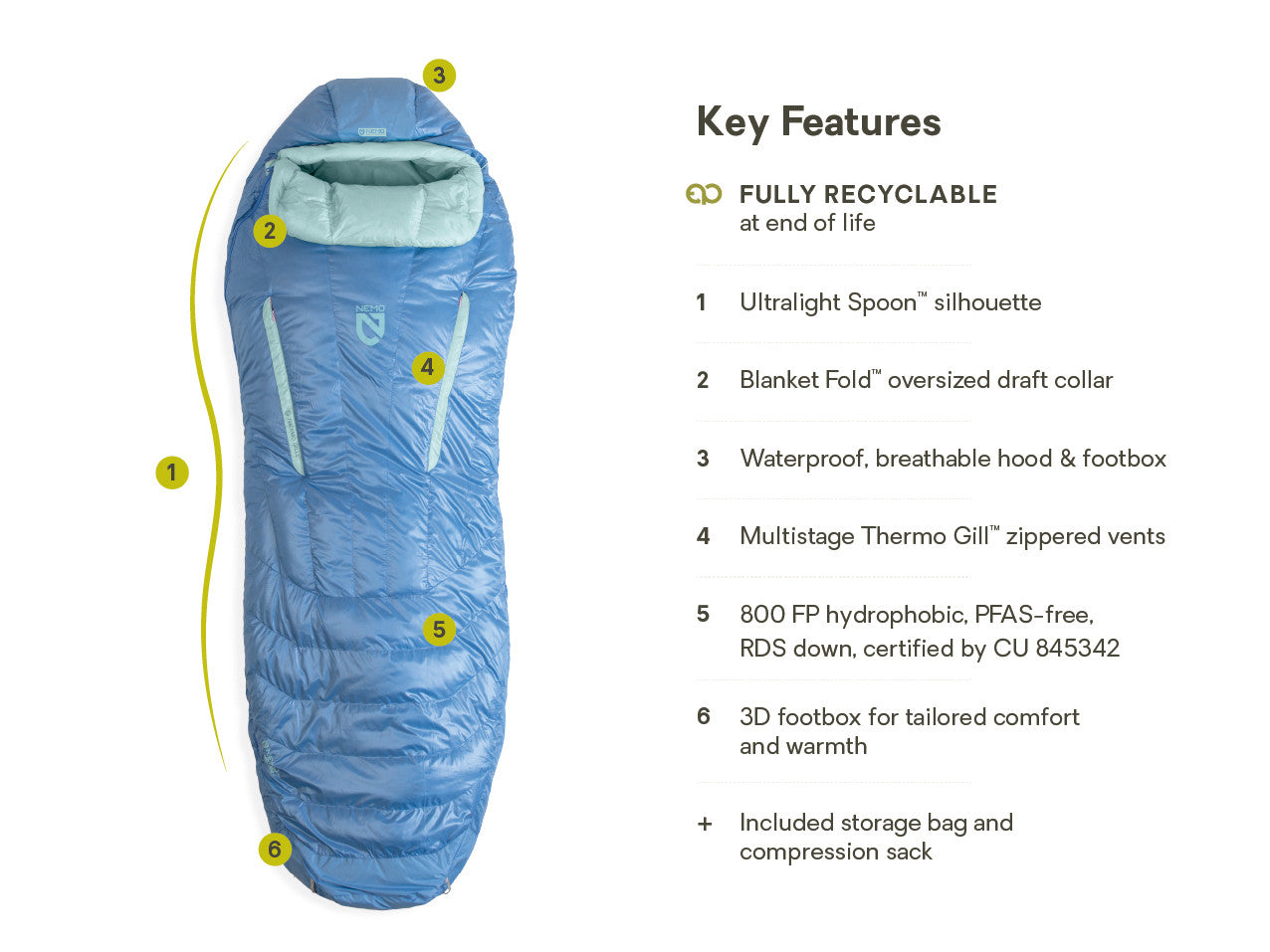 Riff™ Women's Endless Promise® Down Sleeping Bag