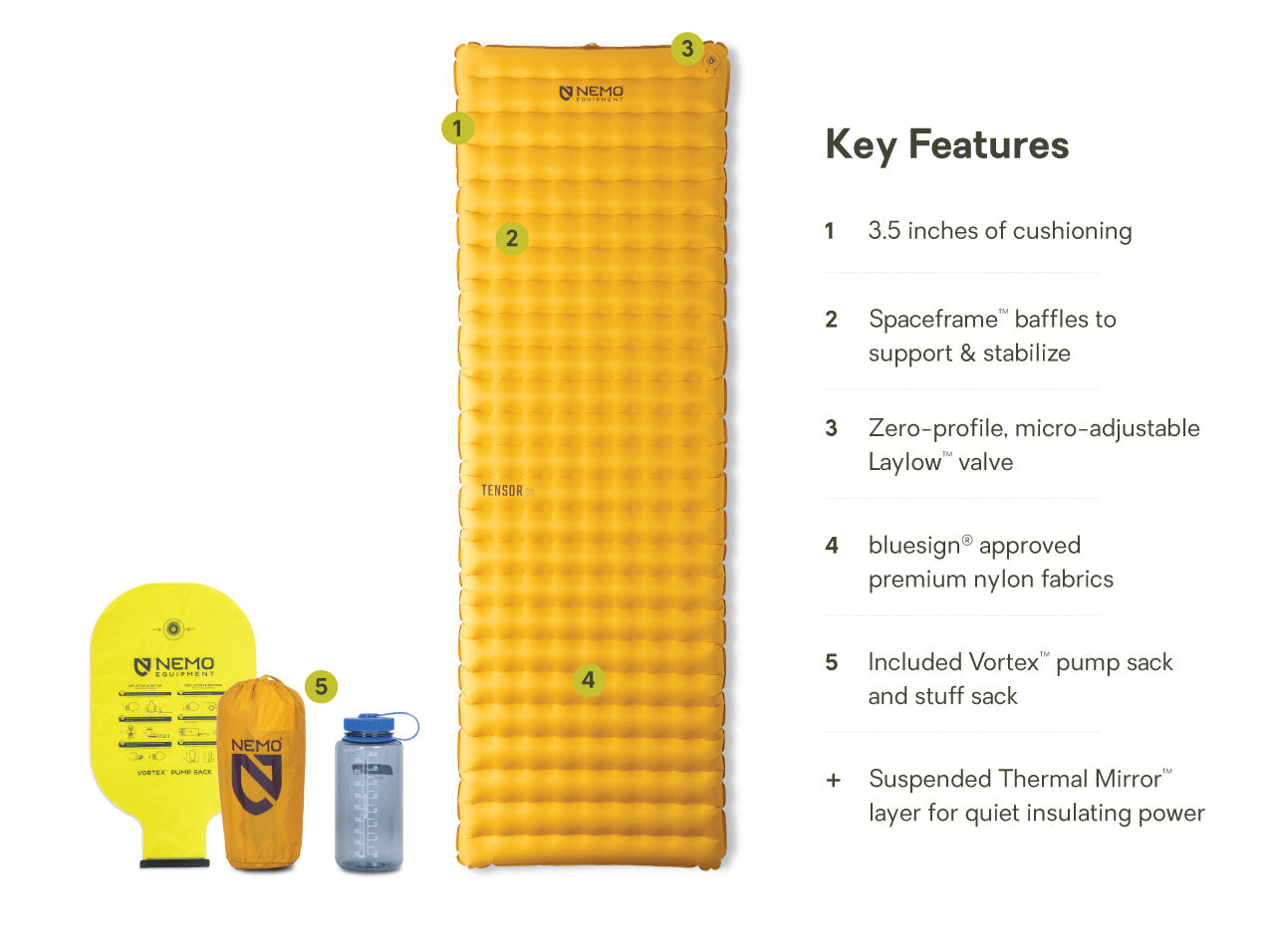 テント・タープ NEMO TENSOR MEDIUM MUMMY 350g Amazon.com : NEMO Tensor Ultralight Insulated Sleeping Pad