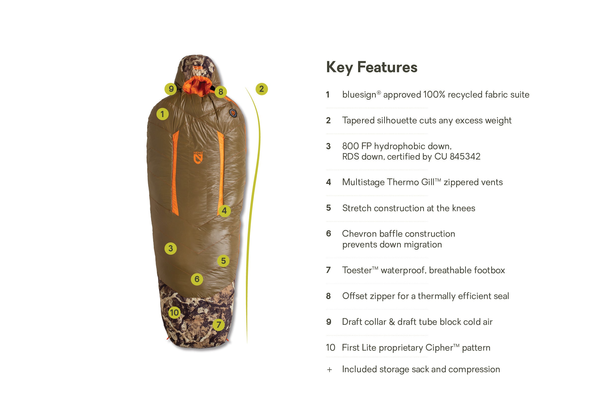 Stalker™ Down Mummy Sleeping Bag