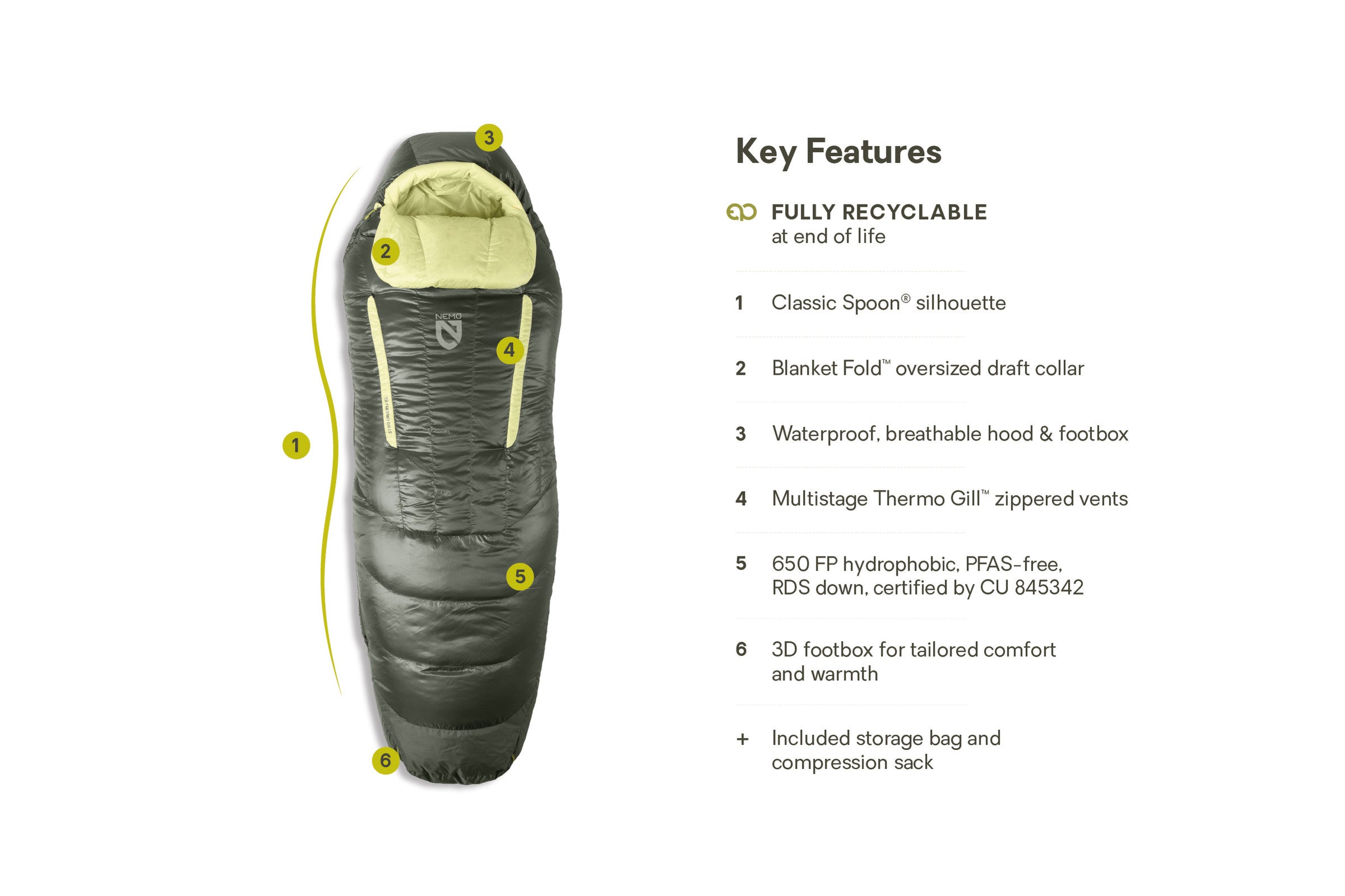 ニーモ　ディスコ　Womens15 Disco™ Women's Endless Promise® Down Sleeping Bag
