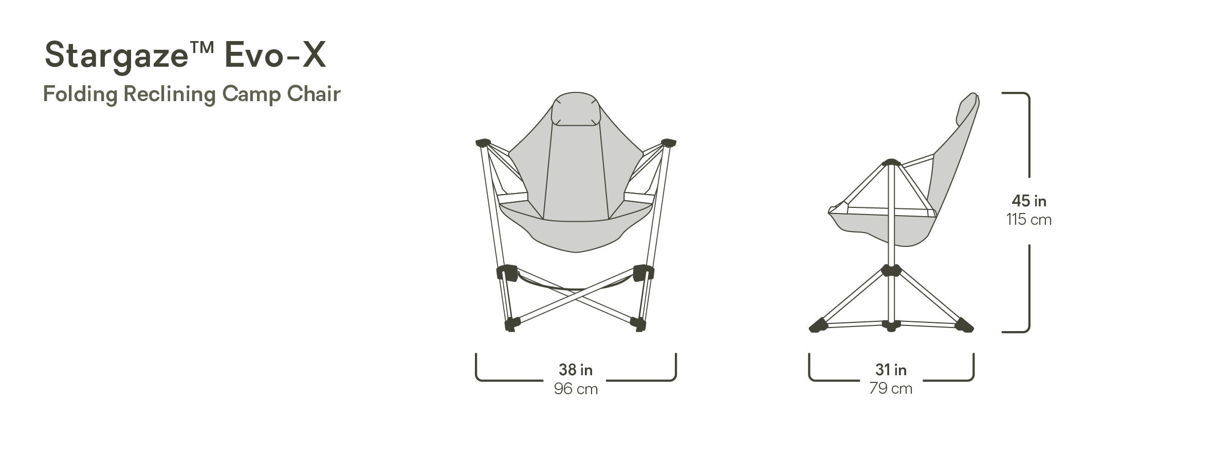 Stargaze™ EVO-X Folding Reclining Camp Chair | NEMO Equipment