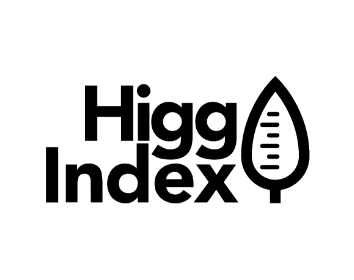 The logo for hg index on a black background.